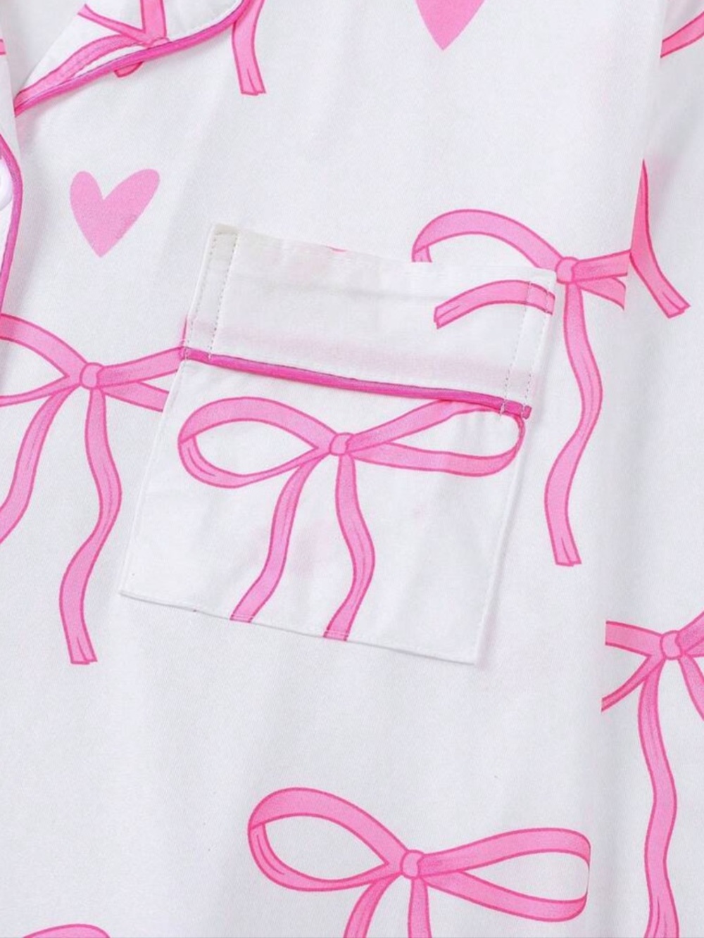 Women’s Bow Pajama Set - XL - Picture 7 of 10